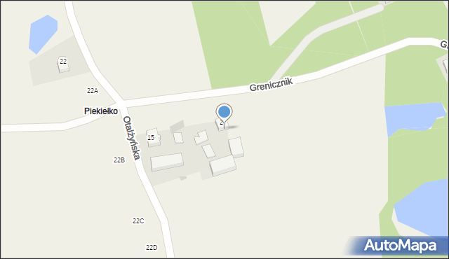 Donimierz, Grenicznik, 9, mapa Donimierz