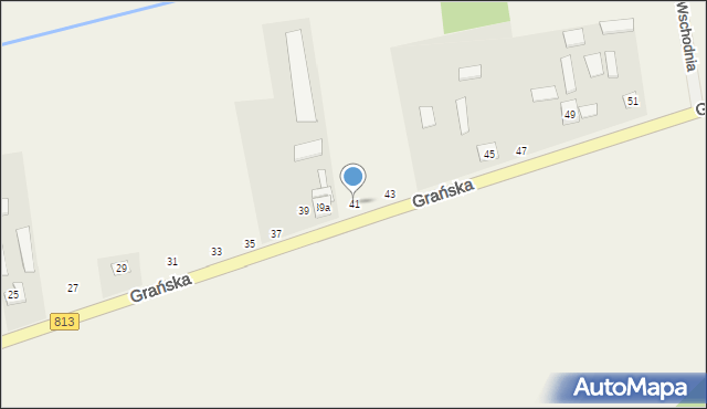 Drelów, Grańska, 41, mapa Drelów