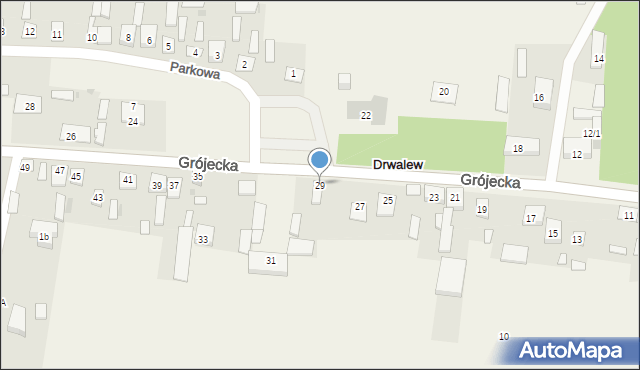 Drwalew, Grójecka, 29, mapa Drwalew