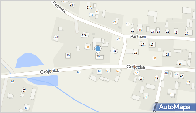 Drwalew, Grójecka, 36, mapa Drwalew