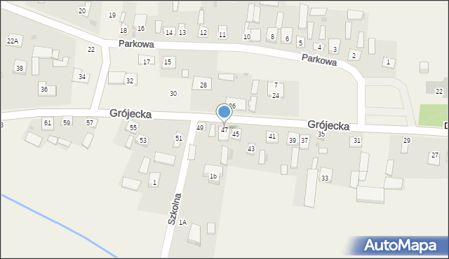 Drwalew, Grójecka, 47, mapa Drwalew