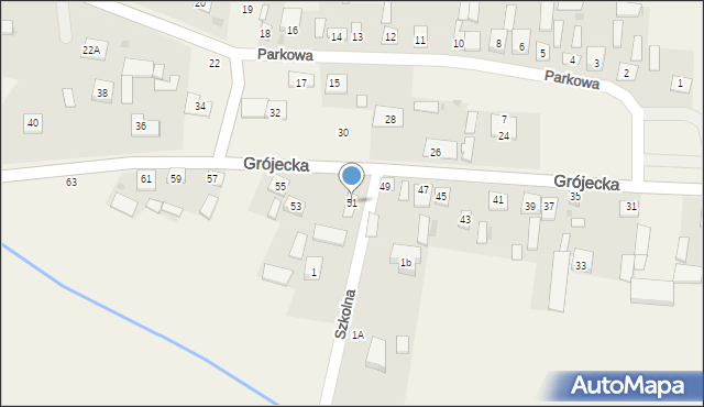 Drwalew, Grójecka, 51, mapa Drwalew