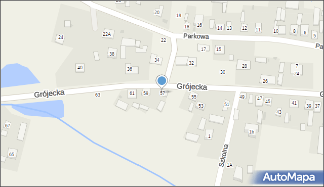 Drwalew, Grójecka, 57, mapa Drwalew