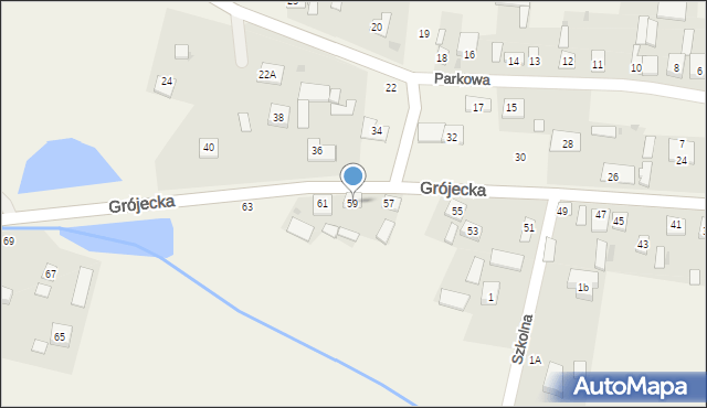 Drwalew, Grójecka, 59, mapa Drwalew