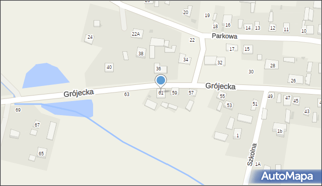 Drwalew, Grójecka, 61, mapa Drwalew