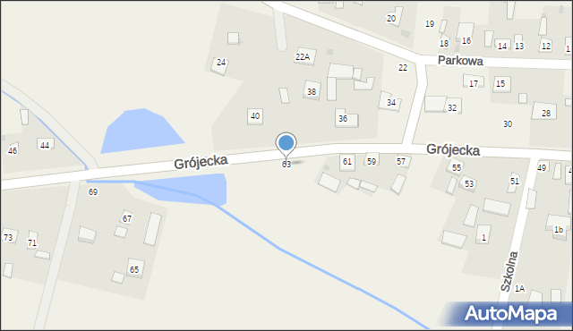 Drwalew, Grójecka, 63, mapa Drwalew