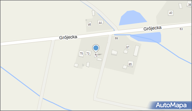 Drwalew, Grójecka, 71, mapa Drwalew