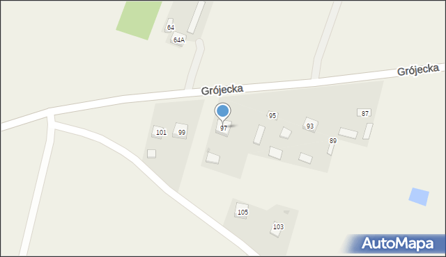 Drwalew, Grójecka, 97, mapa Drwalew