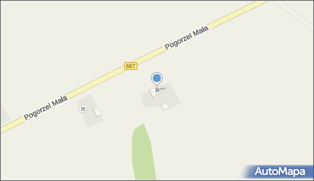 Drygały, Grunwaldzka, 38, mapa Drygały