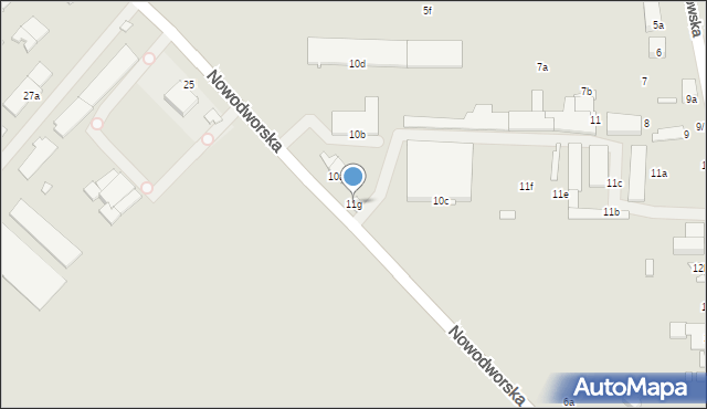 Elbląg, Grochowska, 11g, mapa Elbląga
