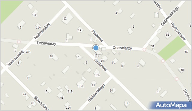Garbatka-Letnisko, Grabowa, 12, mapa Garbatka-Letnisko