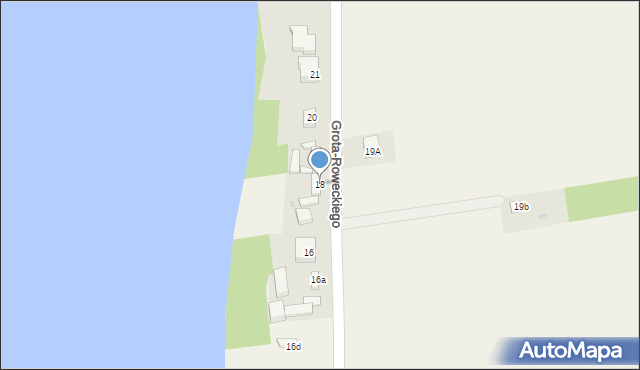 Giewartów, Grota-Roweckiego Stefana, gen., 18, mapa Giewartów