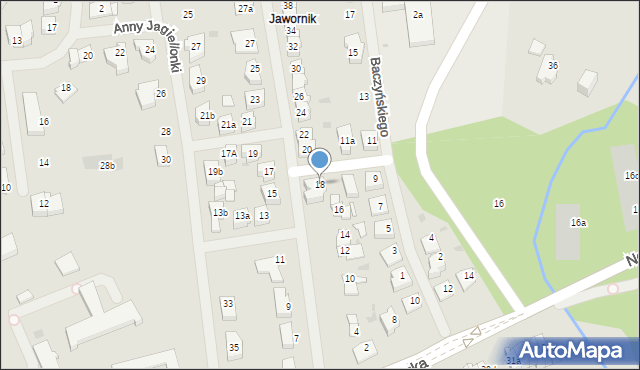 Goleniów, Grenadierów, 18, mapa Goleniów