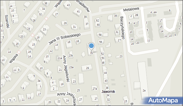 Goleniów, Grenadierów, 31, mapa Goleniów