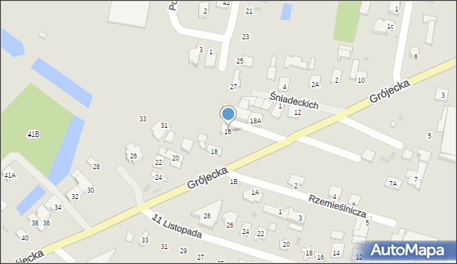 Góra Kalwaria, Grójecka, 16, mapa Góra Kalwaria