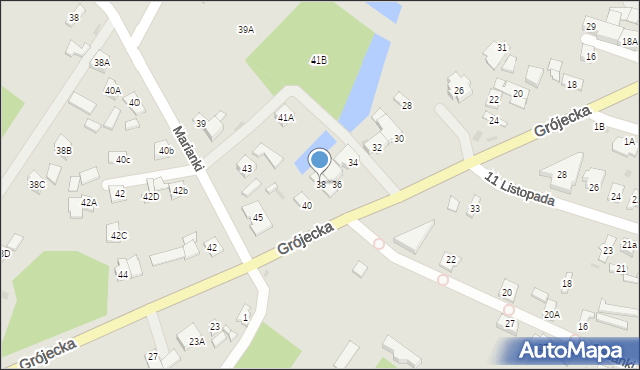 Góra Kalwaria, Grójecka, 38, mapa Góra Kalwaria