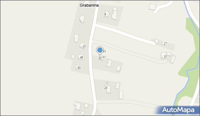 Grabanina, Grabanina, 22, mapa Grabanina
