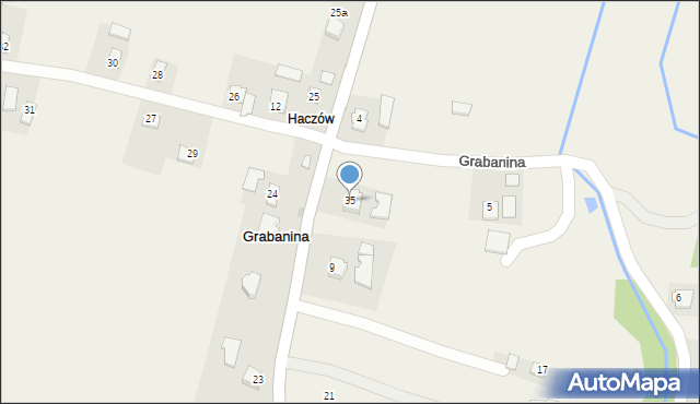 Grabanina, Grabanina, 35, mapa Grabanina