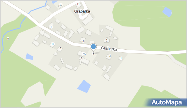 Grabarka, Grabarka, 5, mapa Grabarka