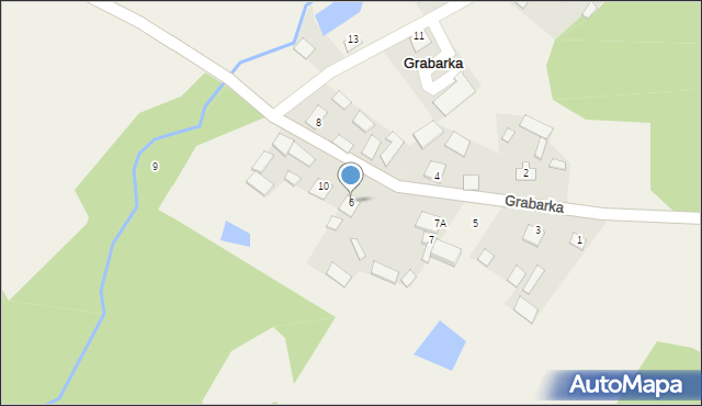 Grabarka, Grabarka, 6, mapa Grabarka