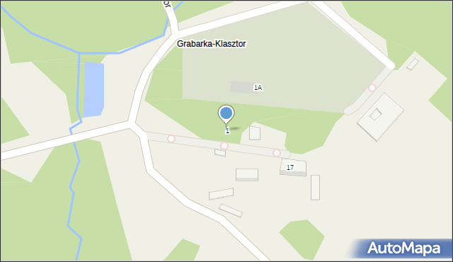 Grabarka-Klasztor, Grabarka-Klasztor, 1, mapa Grabarka-Klasztor