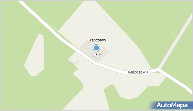 Grąbczewo, Grąbczewo, 3, mapa Grąbczewo