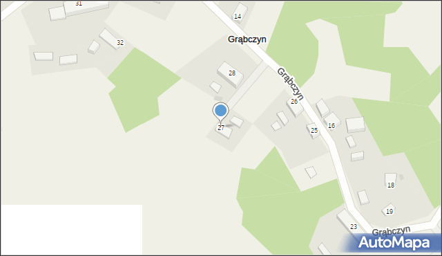 Grąbczyn, Grąbczyn, 27, mapa Grąbczyn