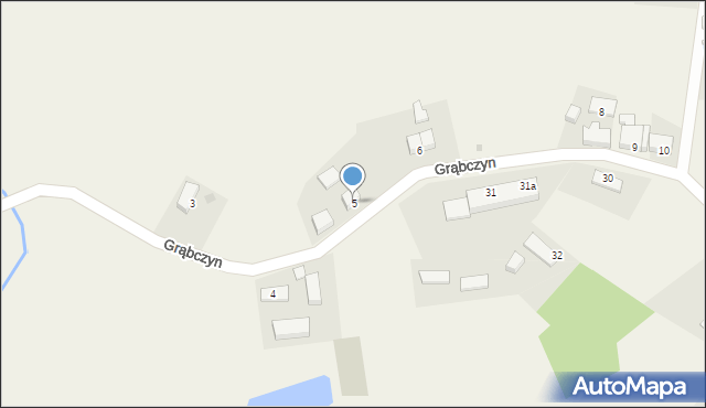 Grąbczyn, Grąbczyn, 5, mapa Grąbczyn