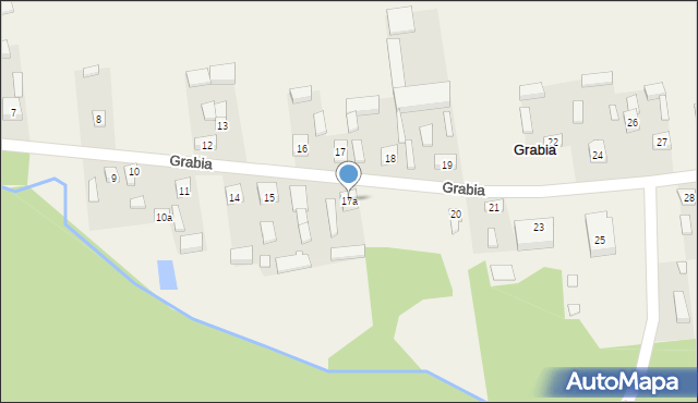 Grabia, Grabia, 17a, mapa Grabia