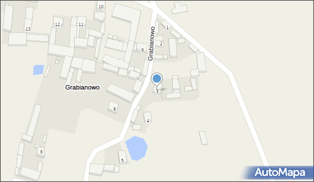 Grabianowo, Grabianowo, 3, mapa Grabianowo