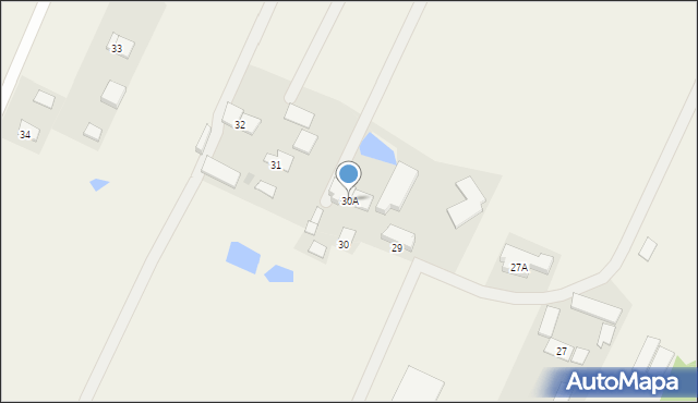 Grabie Polskie, Grabie Polskie, 30A, mapa Grabie Polskie