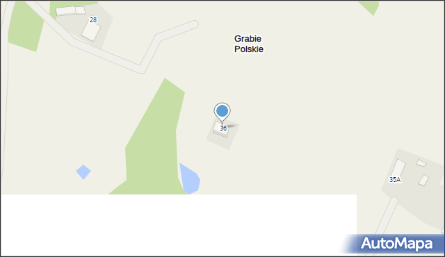 Grabie Polskie, Grabie Polskie, 36, mapa Grabie Polskie