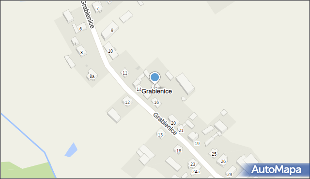 Grabienice, Grabienice, 15, mapa Grabienice