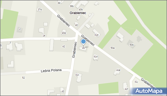 Grabieniec, Grabieniec, 41, mapa Grabieniec