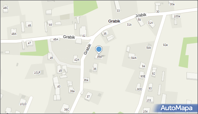 Grabik, Grabik, 35A, mapa Grabik