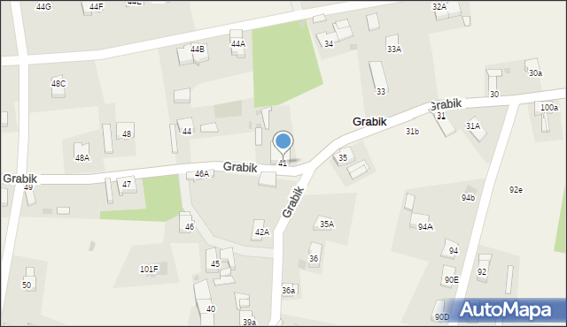 Grabik, Grabik, 41, mapa Grabik