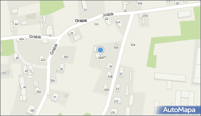 Grabik, Grabik, 94A, mapa Grabik