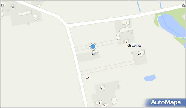 Grabina, Grabina, 4b, mapa Grabina