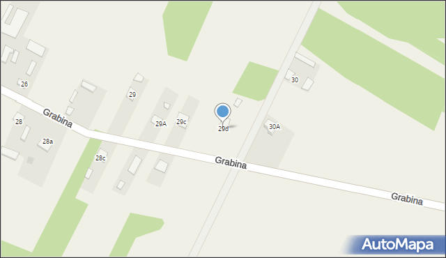 Grabina, Grabina, 29d, mapa Grabina