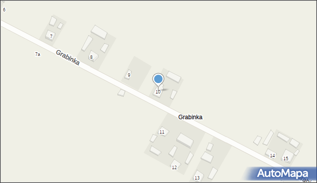 Grabinka, Grabinka, 10, mapa Grabinka