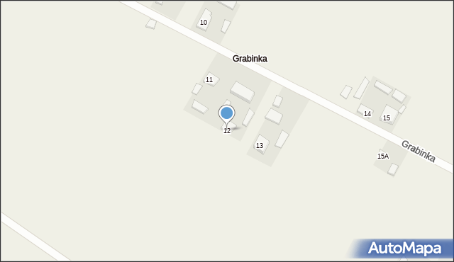 Grabinka, Grabinka, 12, mapa Grabinka