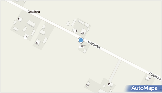 Grabinka, Grabinka, 15A, mapa Grabinka