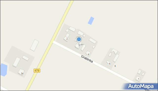 Grabinka, Grabinka, 3, mapa Grabinka