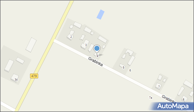 Grabinka, Grabinka, 4, mapa Grabinka