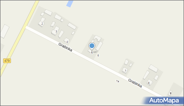Grabinka, Grabinka, 5, mapa Grabinka