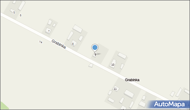 Grabinka, Grabinka, 9, mapa Grabinka