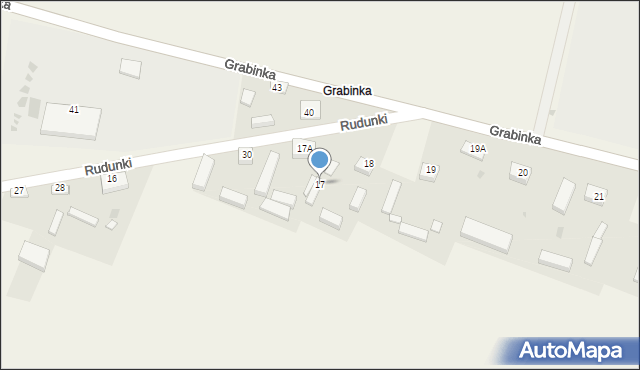 Grabinka, Grabinka, 17, mapa Grabinka