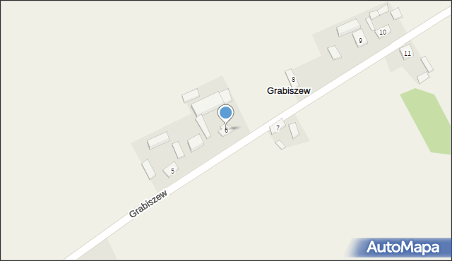Grabiszew, Grabiszew, 6, mapa Grabiszew