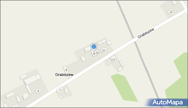 Grabiszew, Grabiszew, 9, mapa Grabiszew