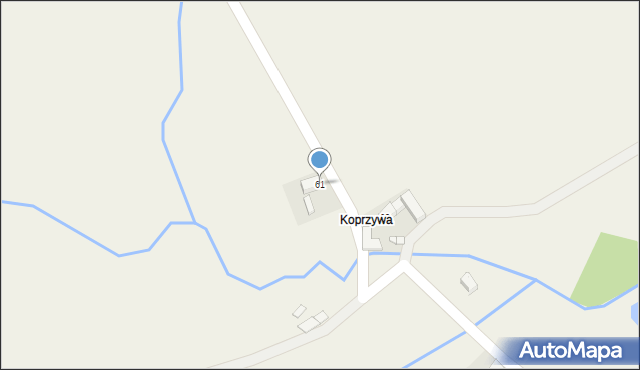 Grabiszyce Średnie, Grabiszyce Średnie, 61, mapa Grabiszyce Średnie